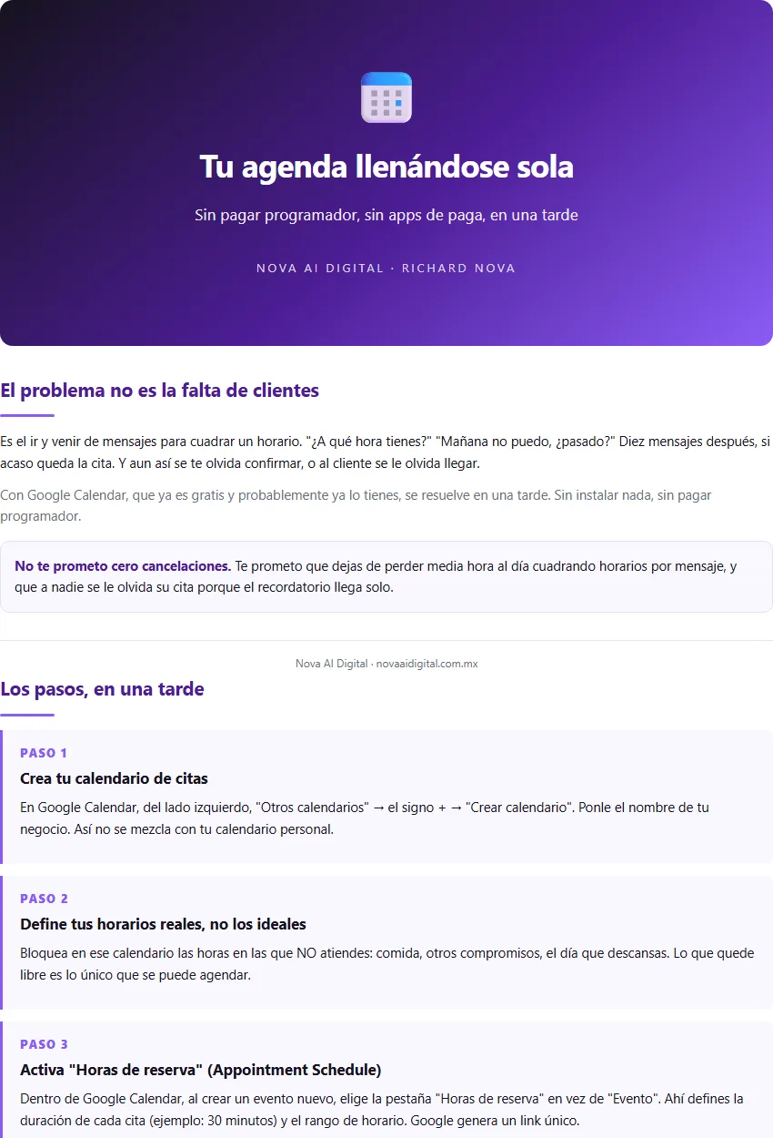 Tu Agenda Sola